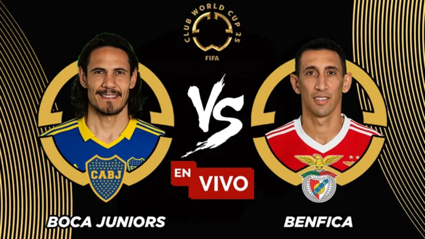 📍Boca Juniors vs Benfica DONDE VER EN VIV⚽️ ONLINE HORA Y FECHA | Mundial de Clubes⚽️